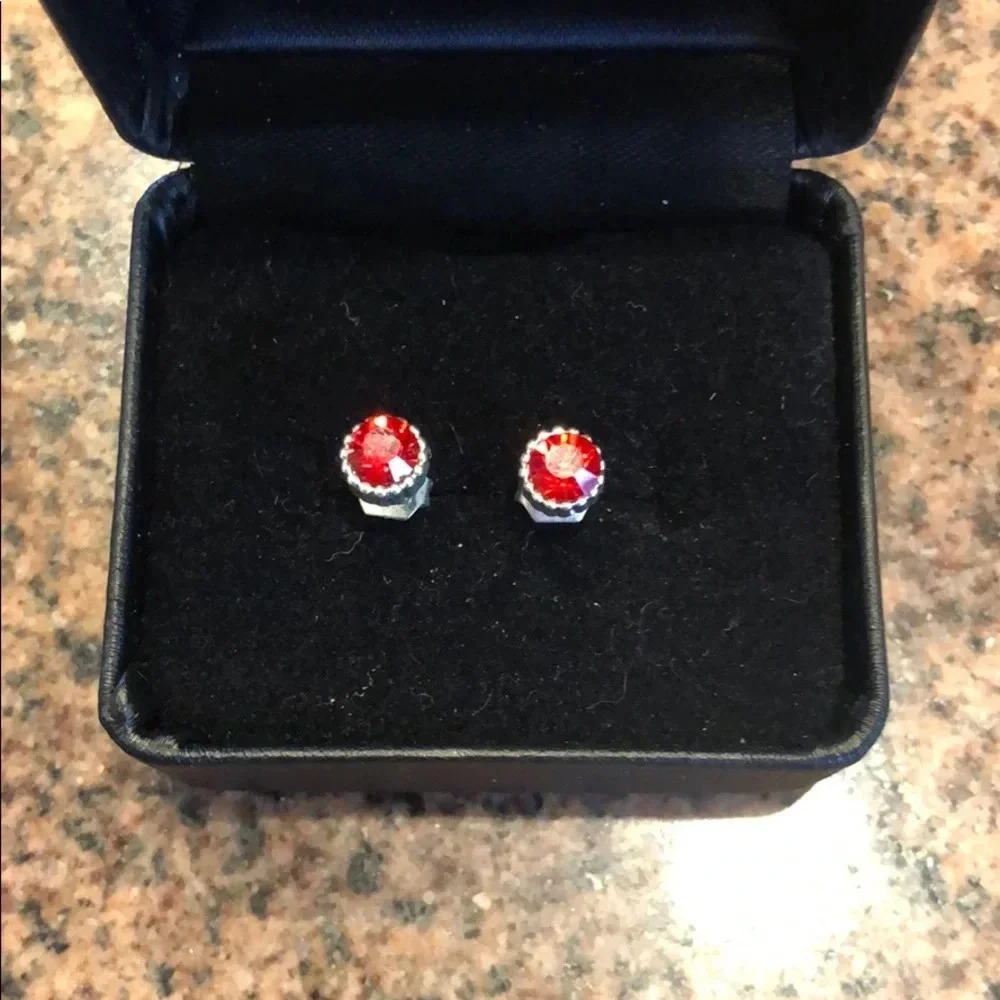 Small Red Studs